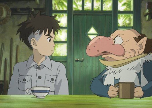 Escena de El chico y la garza, película de Hayao Miyazaki en 2023 para Studio Ghibli.