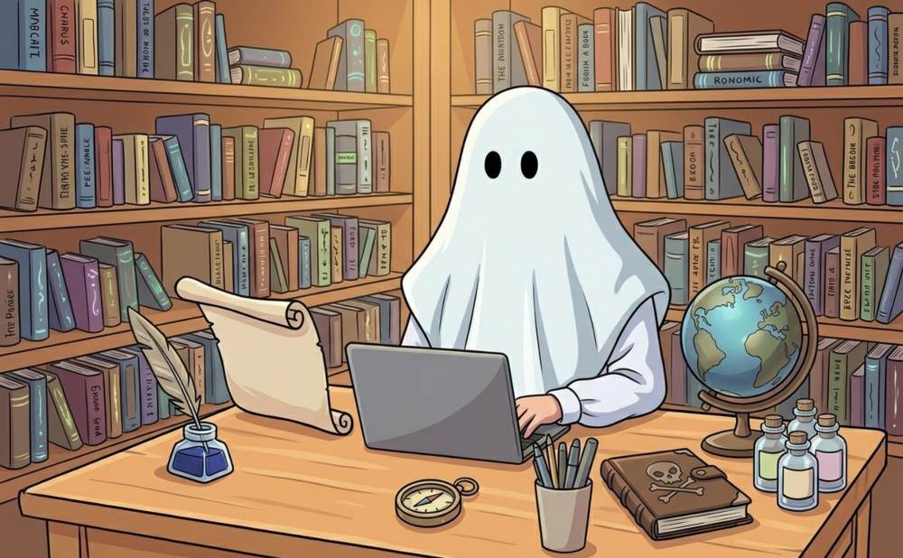 Lee más sobre el artículo Ghostwriter: qué es un escritor fantasma, cuánto cobra y cómo funciona este oficio secreto