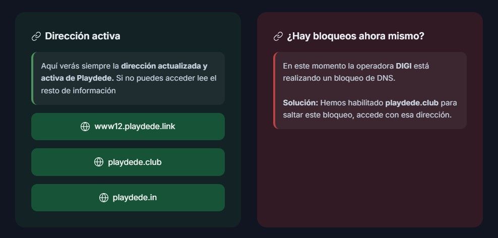 Nueva página Playdede 2025